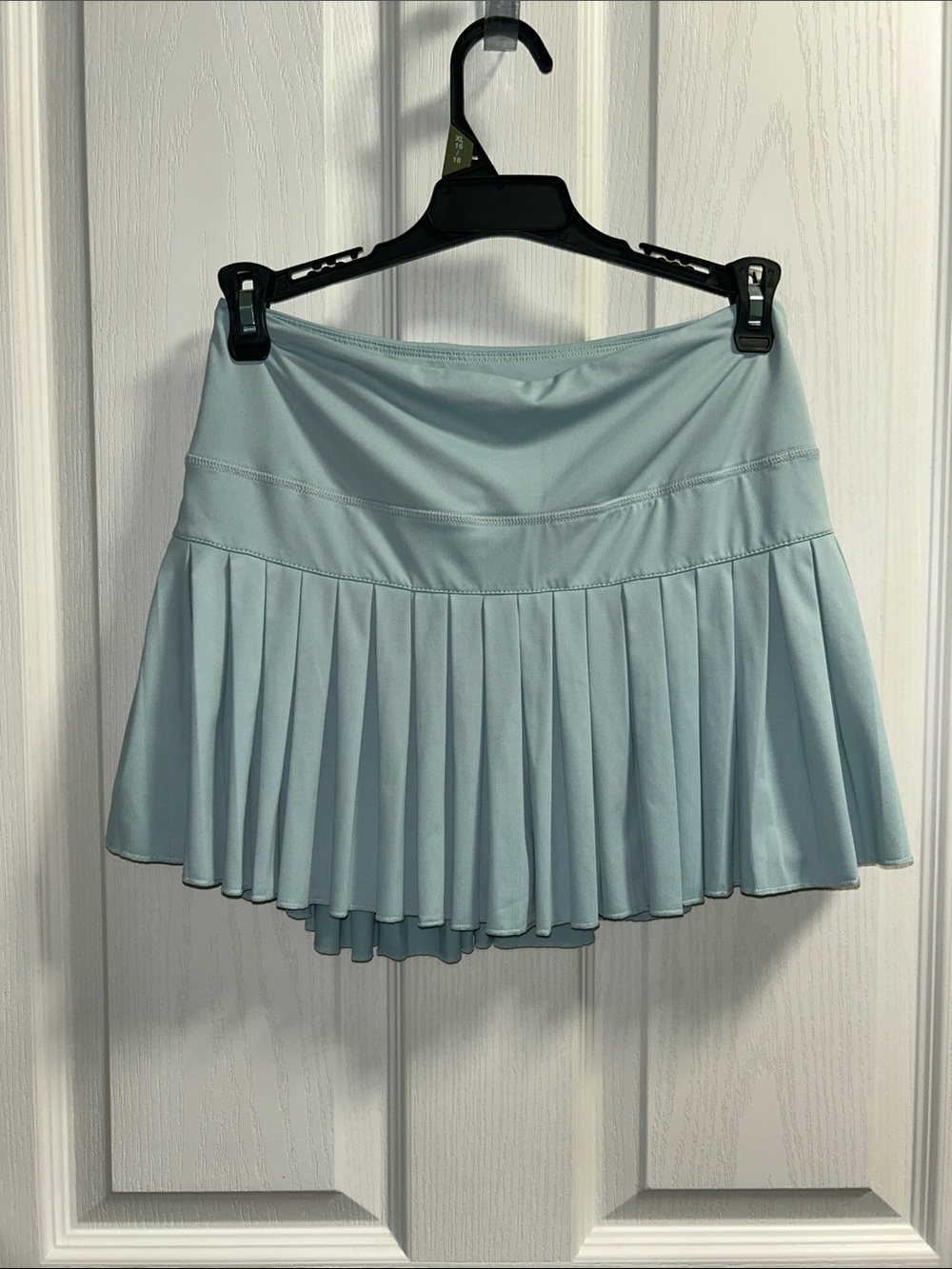 Light Aqua Pleated Women's Skater Skirt - Brand Unknown